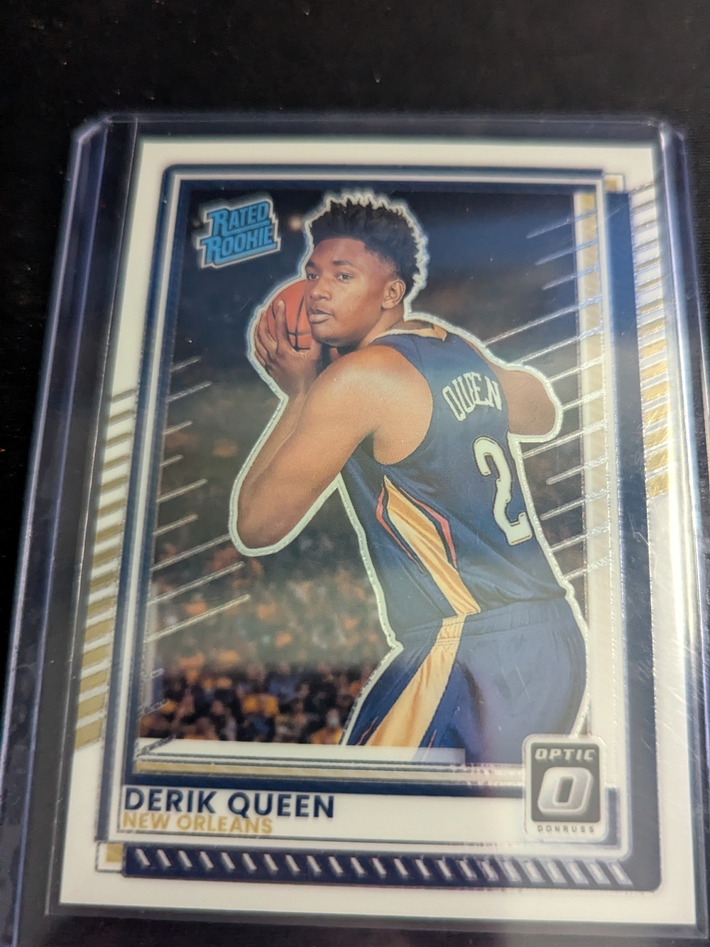 2025-26 Panini Donruss Optic Derik Queen Rated Rookie #7